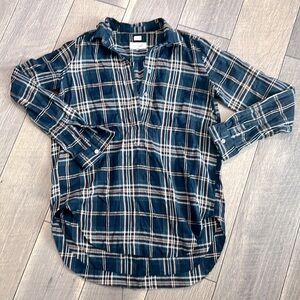 Ann Taylor Plaid blouse